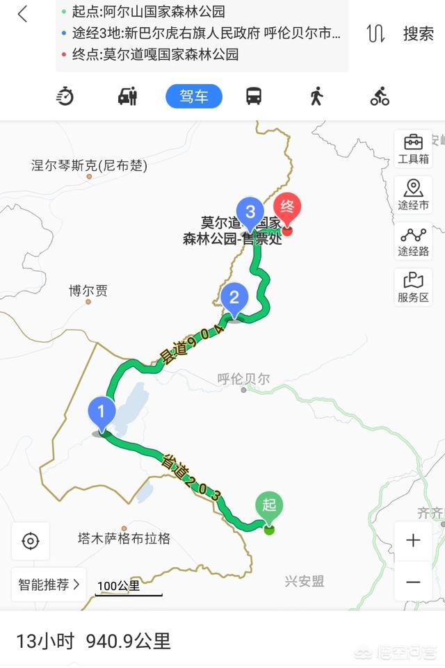 内蒙古自驾游五条推荐线路，内蒙古旅游攻略，去内蒙自驾游轿车行吗？