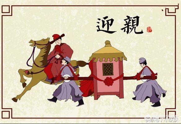 周代的婚礼有一套完整的过程,有纳采,问名,纳吉,纳征,请期,亲迎六礼.