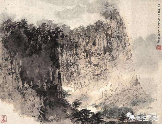 傅抱石作品:傅抱石在近现代画家中处于什么样的地位？