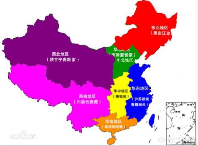 西部地区地理位置图片