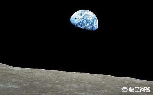 从月球看地球真可怕，在月球上看到的地球，跟地球上看到的月球大小一样吗