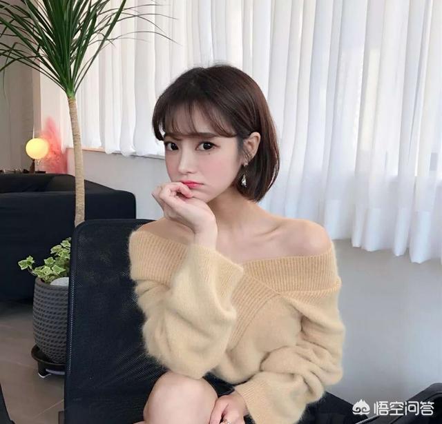 梁咏琪短发发型图片:剪短发如果不染发会土气吗？