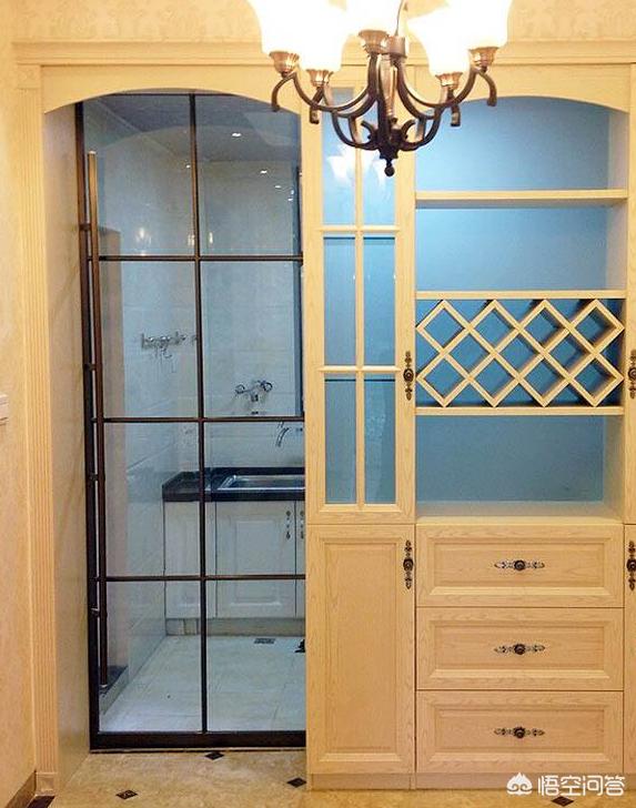 厨房隔断门柜最流行怎么布置?-惠修网