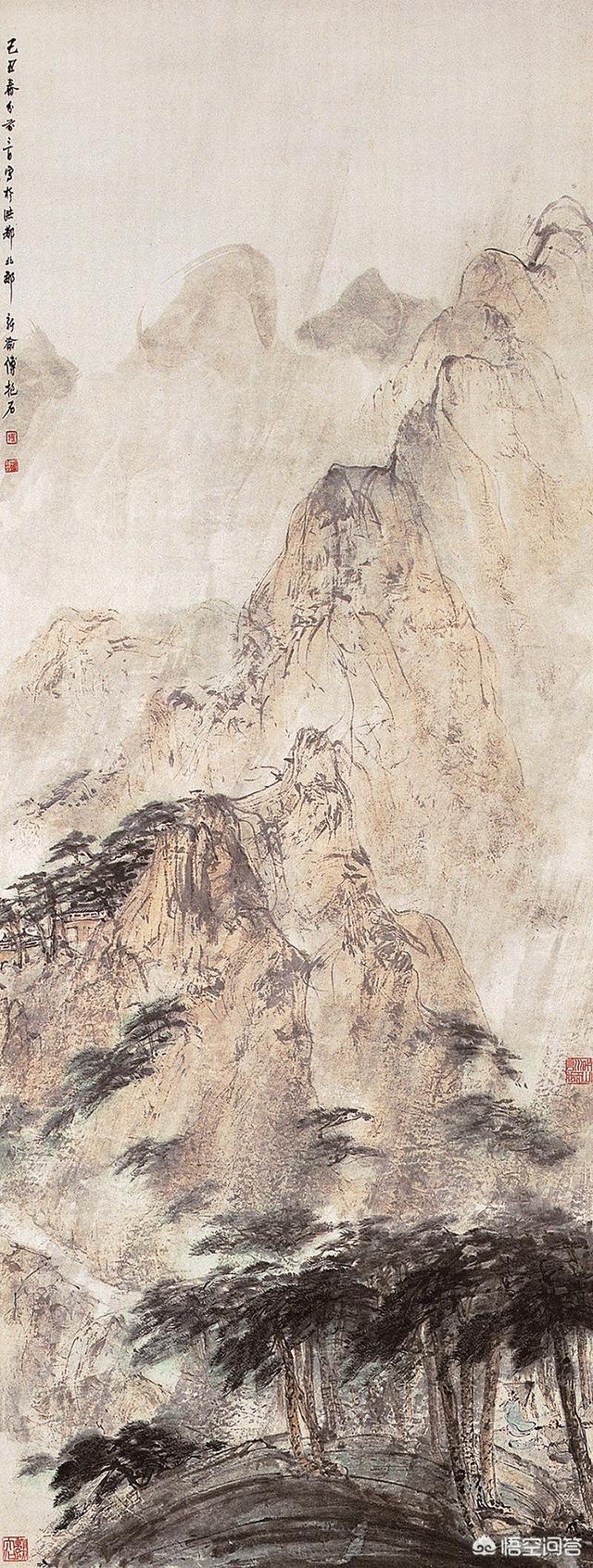 傅抱石作品:齐白石、傅抱石、张大千、徐悲鸿、溥心畬，谁的作品价格更贵些？