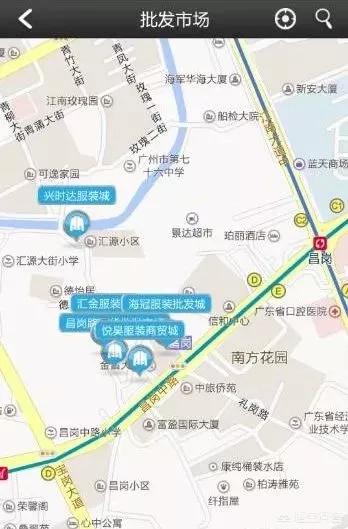 yifupifashichang:广州有几个服装批发市场？
