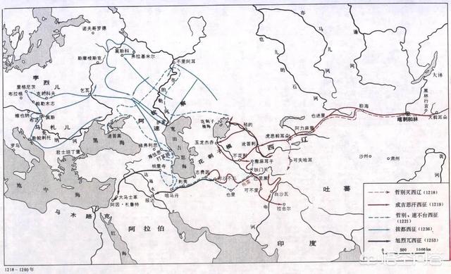 歷史上蒙古人統治俄羅斯多少年？