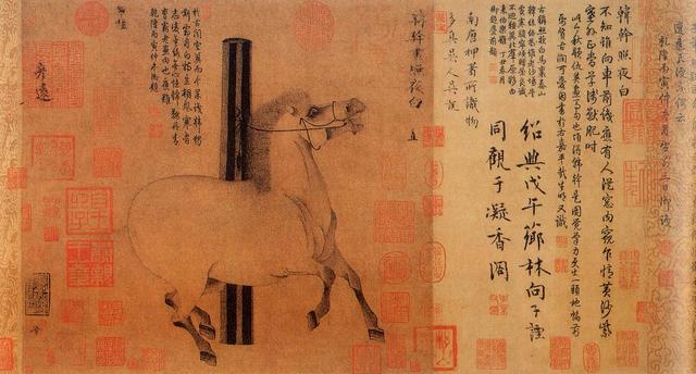 马大胆:艺术家笔下的马，你觉得油画好还是中国水墨的好？