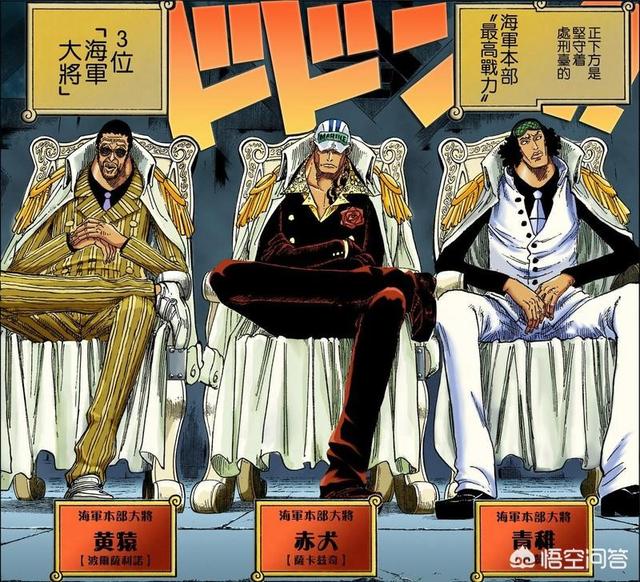 头条问答 海贼王 中两个海军大将一定能拿下一个四皇团吗 你怎么看 13个回答