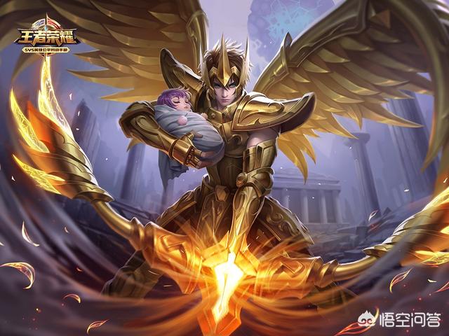 头条问答 王者荣耀后羿的黄金射手座皮肤为什么抱个小孩子 5个回答