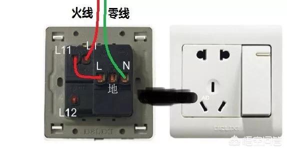 电电工基础知识接线图片:电源开关上的L1和L2是不