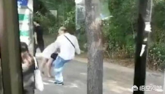 北京350路公交车上一老人一直碰杵一个姑娘被说,下车后直接把姑娘撂倒在地,对此你怎么看？