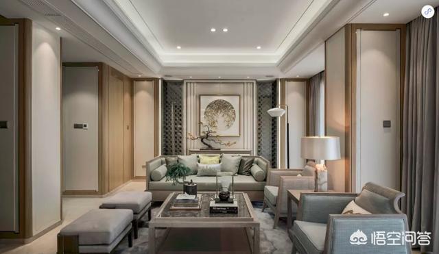 沙发上的画位置示意图,中式沙发的背景墙画，有什么讲究？