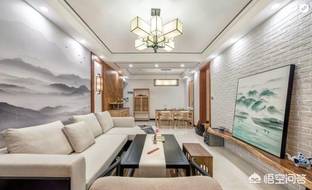 沙发上的画位置示意图,中式沙发的背景墙画，有什么讲究？