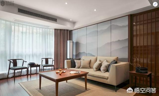 沙发上的画位置示意图,中式沙发的背景墙画，有什么讲究？