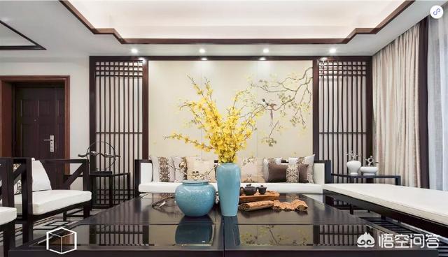 沙发上的画位置示意图,中式沙发的背景墙画，有什么讲究？