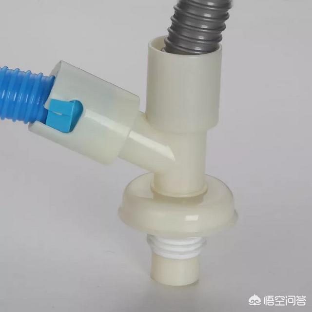 洗衣机出水管与地漏反水，洗衣机下水管插地漏往上反水