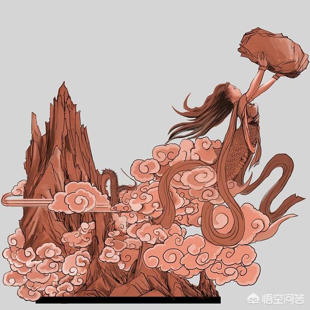 女娲补天:在神话故事里，女娲是如何补天的，又是如何造人的？