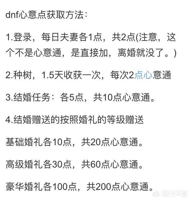 dnf中如何获得心意点？如何设置婚房？为了属性该如何操作？