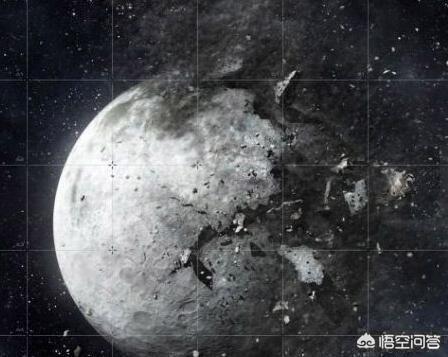 月亮诡异图片，​宇航员从月球上回望地球为何会恐惧月背发现“石碑”是真的吗