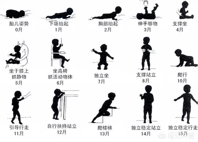 即儿童粗大运动总是沿着抬头,翻身,坐,爬,站,走,跑,跳的顺序发育