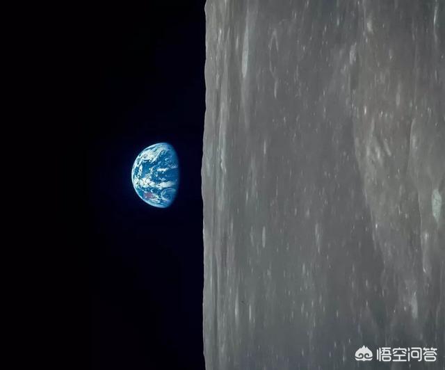 月球上看地球为什么恐怖，在月球上面看地球是什么样子的