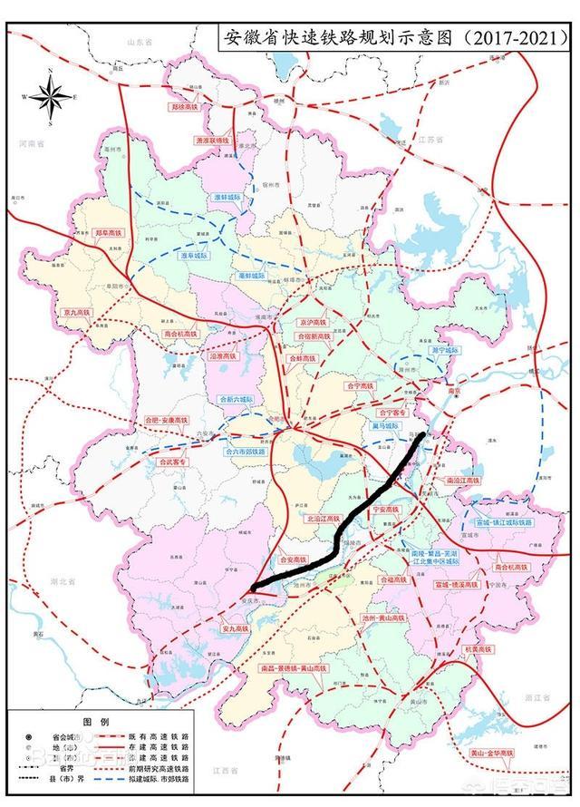 枞阳县高铁最新规划图图片