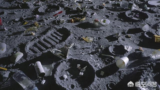 月球上有什么恐怖的东西，月球上究竟有多少“垃圾”呢
