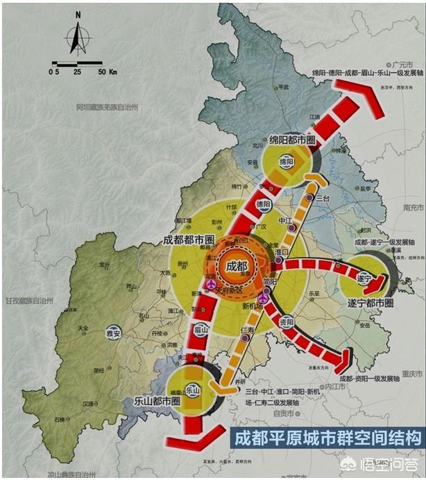 成都未来可能撤迁小区，资阳、眉山、德阳与成都同城化，这三地有并入大成都的可能吗