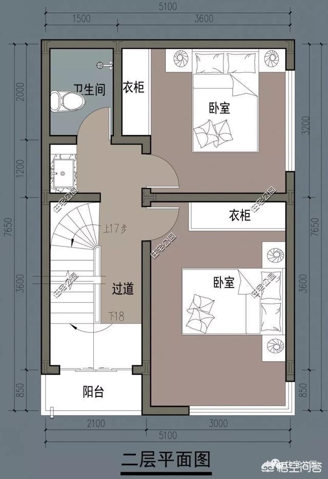 开间6米,进深20米宅基地怎么设计?
