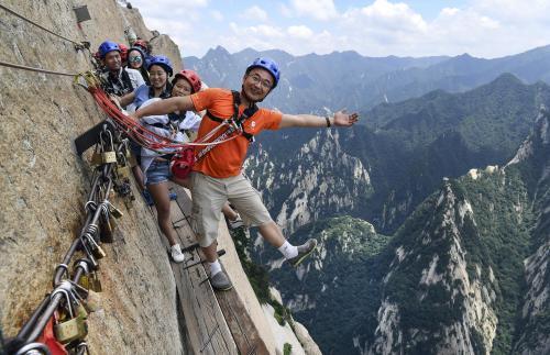 华山照片大全图片真实，能分享一下你相册里的风景照片吗