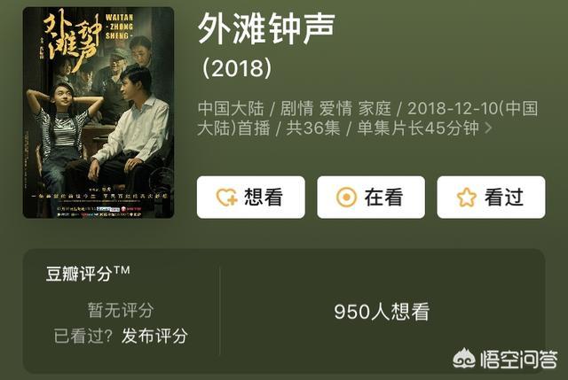 外滩钟声结局:《外滩钟声》已经播出了十六集，为何豆瓣的评分还没有出来？