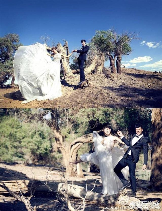 胡可婚纱照:有哪些明星不按套路拍婚纱照？