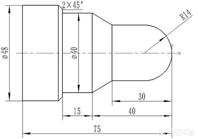 头条问答 - 数控车床广数980中g71指令里如果留有精车余量,而后没有接