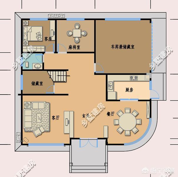 面宽14米,进深13米的地方,怎样建成三层别墅?有哪些设计方案?