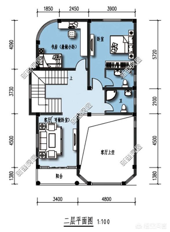2022年宅基地11X11米，怎么设计一栋三层别墅？