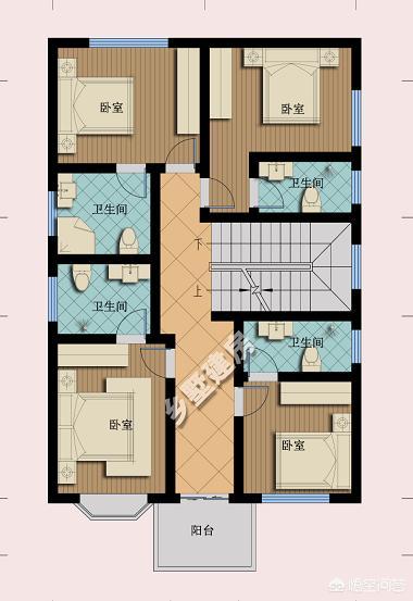 开间6米,进深20米宅基地怎么设计?