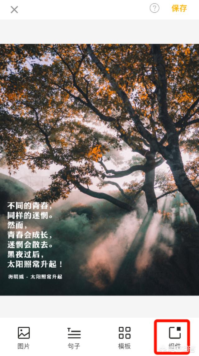 如何用手机给微信图片添加上文字和日期呢