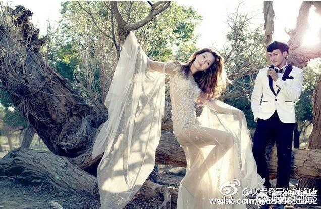 胡可婚纱照:有哪些明星不按套路拍婚纱照？