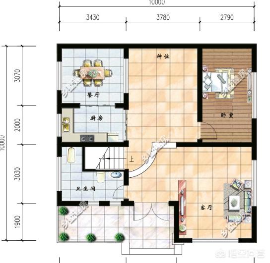 长9米,宽9米的自建房子该怎样设计?