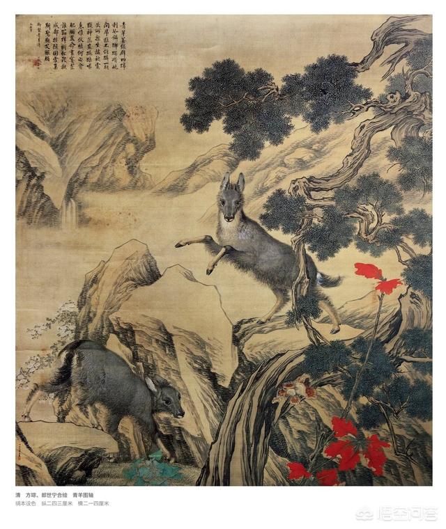 百骏图作者:郎世宁作品属于什么画风？
