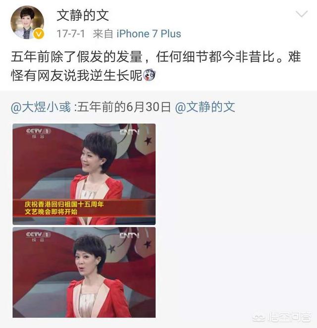 主持人文静:为什么一些主持人，在主持节目的时候会戴假发？