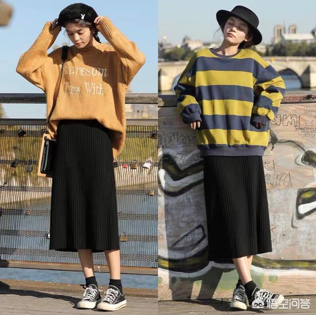 半身裙怎么搭配(半身裙怎么搭配上衣图片)