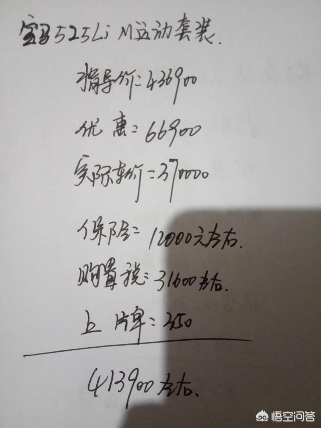 宝马5系优惠,宝马5系525Li落地多少钱？你如何评价？