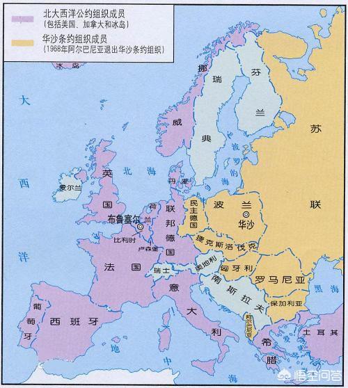 北约有哪些国家:北约和欧盟的成员国各有哪些，又有什么区别？
