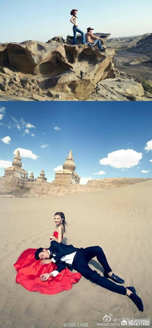 胡可婚纱照:有哪些明星不按套路拍婚纱照？