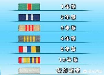 连级军官资历章如何排序？