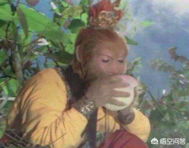 孙悟空的相片，《西游记》拍摄的时候，为什么孙悟空只咬一口蟠桃
