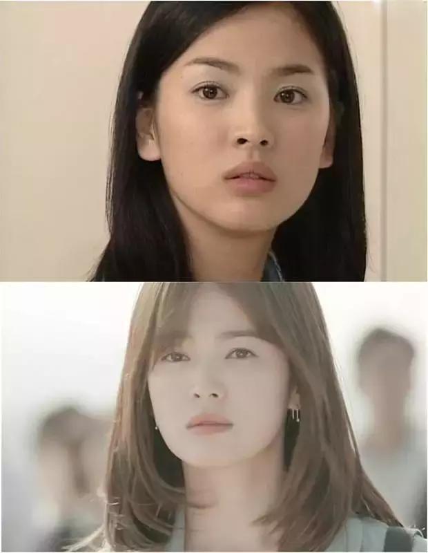 女明星素颜对比照:素颜也很漂亮的女生，长什么样？
