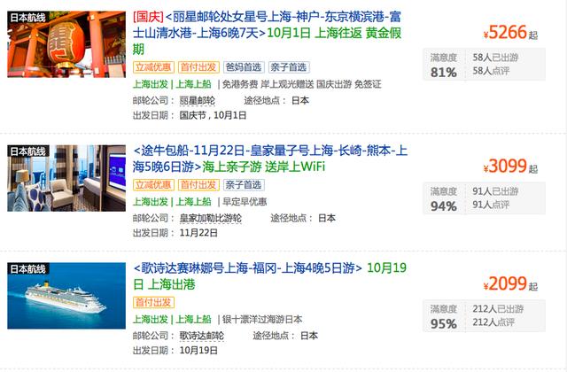 圣克鲁斯岛:为何邮轮绝大部分都去日韩其它线路很少？