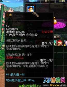 DNF哪些宠物可以自动捡装备？